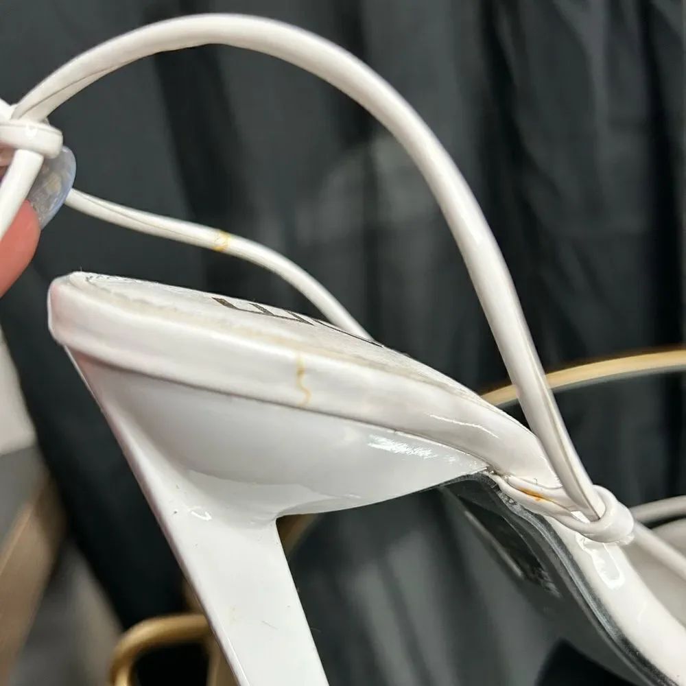 EGO White Heeled Sandals - Picture 4 of 4